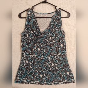 Sleeveless 212 Collection Cowl Neck Top size XS